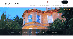 Desktop Screenshot of dorianhouse.co.uk